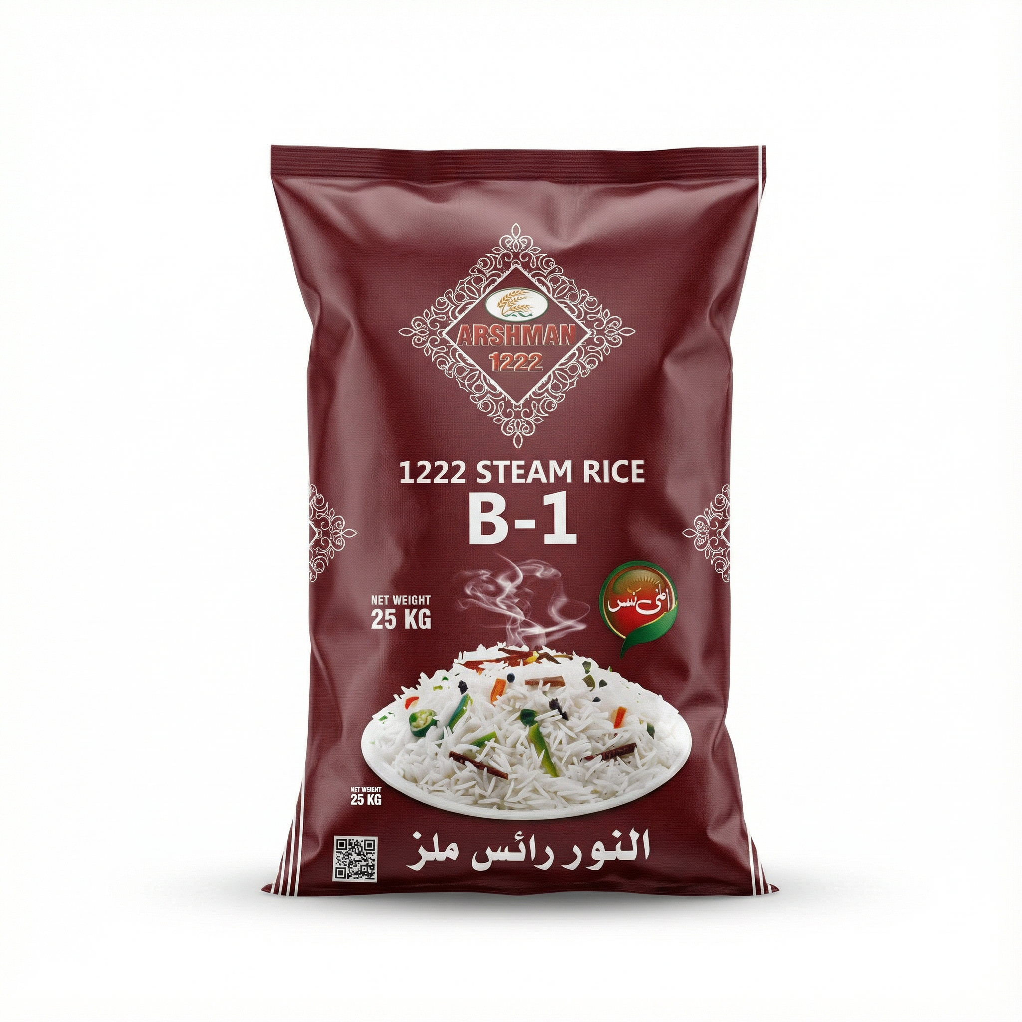 arshman 1222 steam rice b 1 (25 kg) arshman 1222 steam rice b 1 (25 kg)