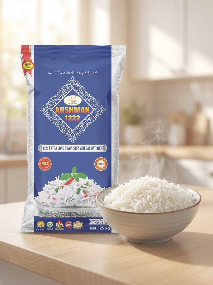 arshman 1222 steam basmati rice arshman 1222 steam basmati rice